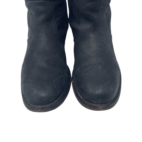 Tory Burch Simone Black Leather Ankle Boots - Bootie - Size 7 - Picture 6 of 10